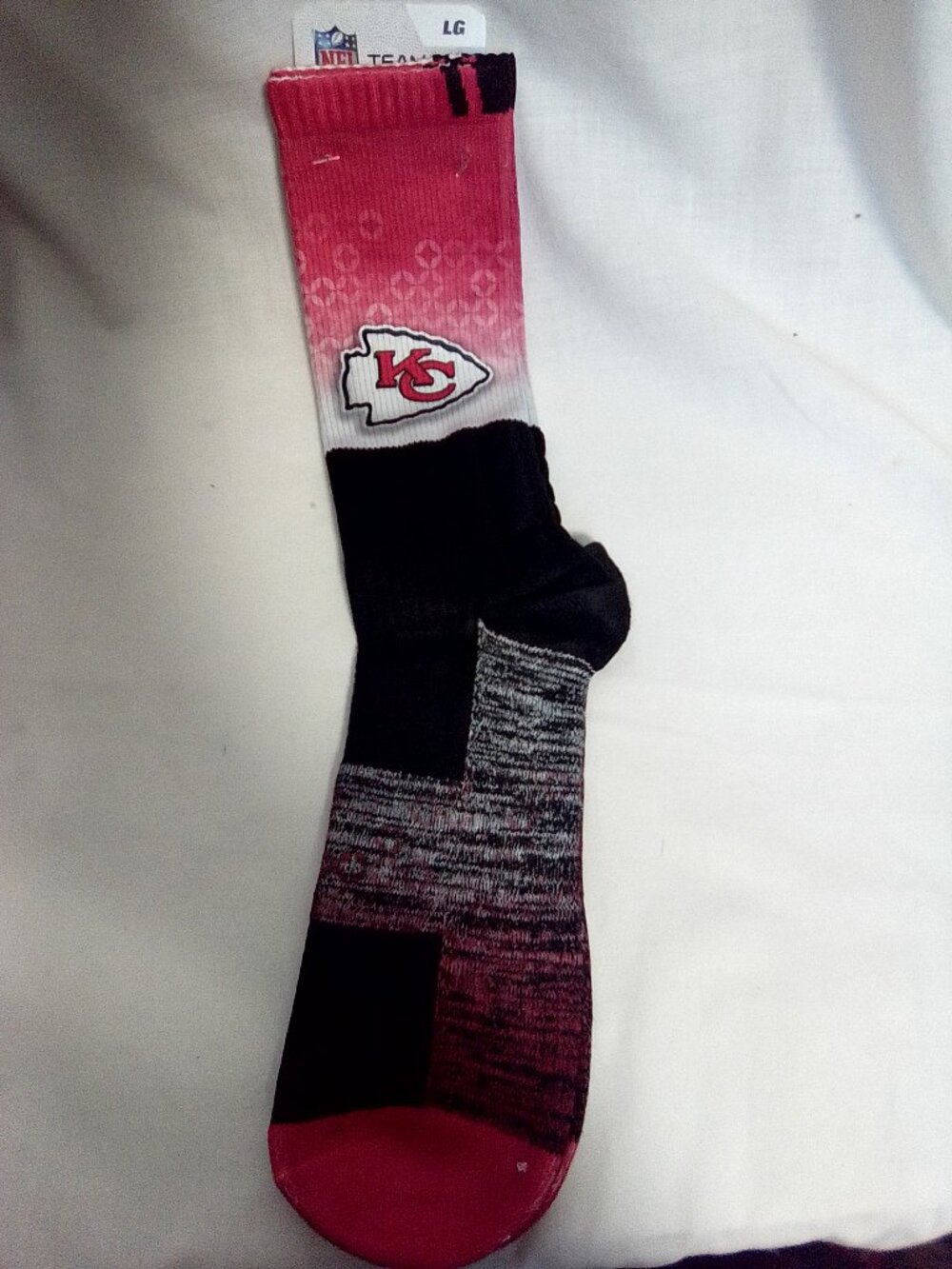 NFL Kansas City Chiefs Superbowl LIV socks Large NWT